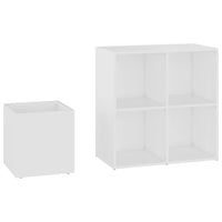 Thumbnail for Flur-Schuhschrank Weiß 105x35,5x70 cm Holzwerkstoff