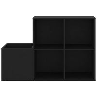 Thumbnail for Flur-Schuhschrank Schwarz 105x35,5x70 cm Holzwerkstoff
