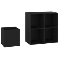 Thumbnail for Flur-Schuhschrank Schwarz 105x35,5x70 cm Holzwerkstoff