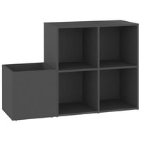 Thumbnail for Flur-Schuhschrank Grau 105x35,5x70 cm Spanplatte