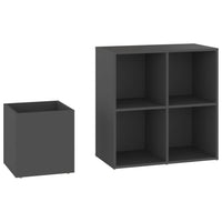 Thumbnail for Flur-Schuhschrank Grau 105x35,5x70 cm Spanplatte