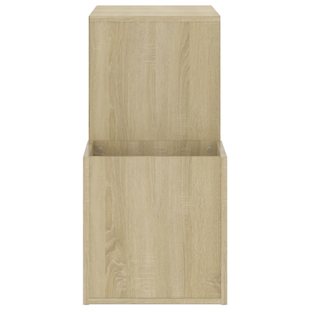 Flur-Schuhschrank Sonoma Eiche 105x35,5x70 cm Spanplatte