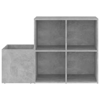 Thumbnail for Flur-Schuhschrank Betongrau 105x35,5x70 cm Spanplatte