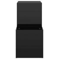 Thumbnail for Flur-Schuhschrank Hochglanz-Schwarz 105x35,5x70cm Holzwerkstoff