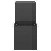 Thumbnail for Flur-Schuhschrank Hochglanz-Grau 105x35,5x70 cm Spanplatte