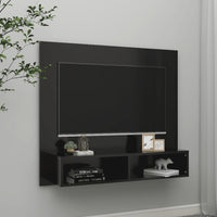 Thumbnail for TV-Wandschrank Schwarz 102x23,5x90 cm Spanplatte