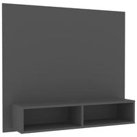 Thumbnail for TV-Wandschrank Grau 102x23,5x90 cm Spanplatte