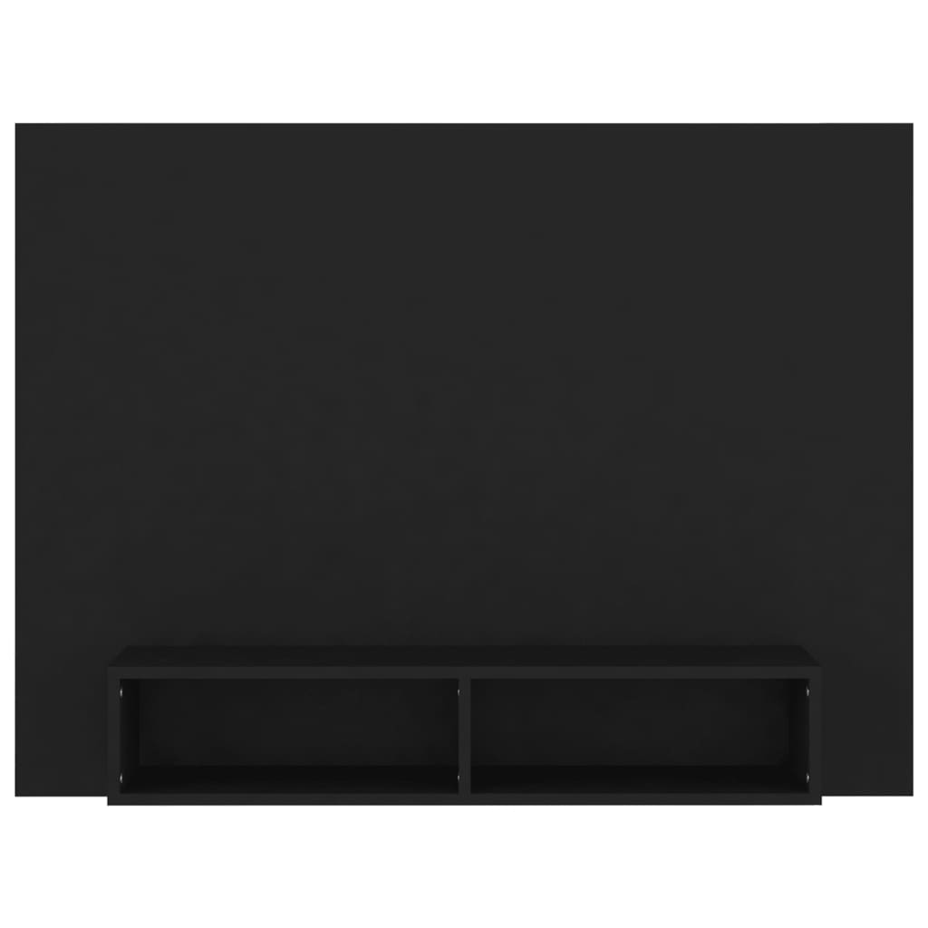 TV-Wandschrank Schwarz 120x23,5x90 cm Holzwerkstoff