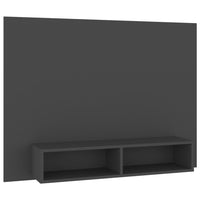 Thumbnail for TV-Wandschrank Grau 120x23,5x90 cm Spanplatte