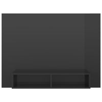 Thumbnail for TV-Wandschrank Hochglanz-Grau 120x23,5x90 cm Spanplatte