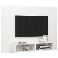 Thumbnail for TV-Wandschrank Weiß 135x23,5x90 cm Spanplatte