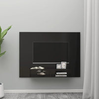 Thumbnail for TV-Wandschrank Schwarz 135x23,5x90 cm Holzwerkstoff