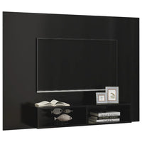 Thumbnail for TV-Wandschrank Schwarz 135x23,5x90 cm Holzwerkstoff