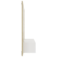 Thumbnail for TV-Wandschrank Weiß Sonoma-Eiche 135x23,5x90 cm Spanplatte