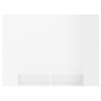 Thumbnail for TV-Wandschrank Hochglanz-Weiß 135x23,5x90 cm Spanplatte