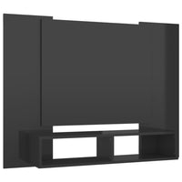 Thumbnail for TV-Wandschrank Hochglanz-Grau 120x23,5x90 cm Spanplatte