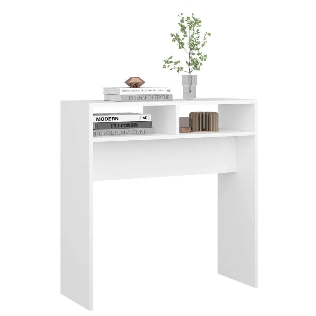 Konsolentisch Weiß 78x30x80 cm Spanplatte