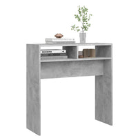 Thumbnail for Konsolentisch Betongrau 78x30x80 cm Holzwerkstoff