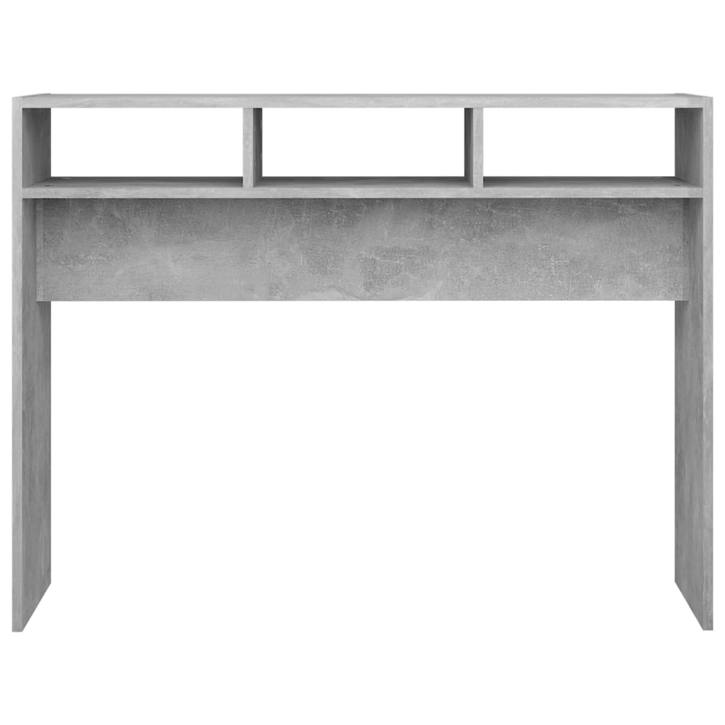Konsolentisch Betongrau 105x30x80 cm Holzwerkstoff