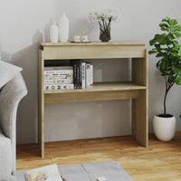 Thumbnail for Konsolentisch Sonoma-Eiche 80x30x80 cm Holzwerkstoff