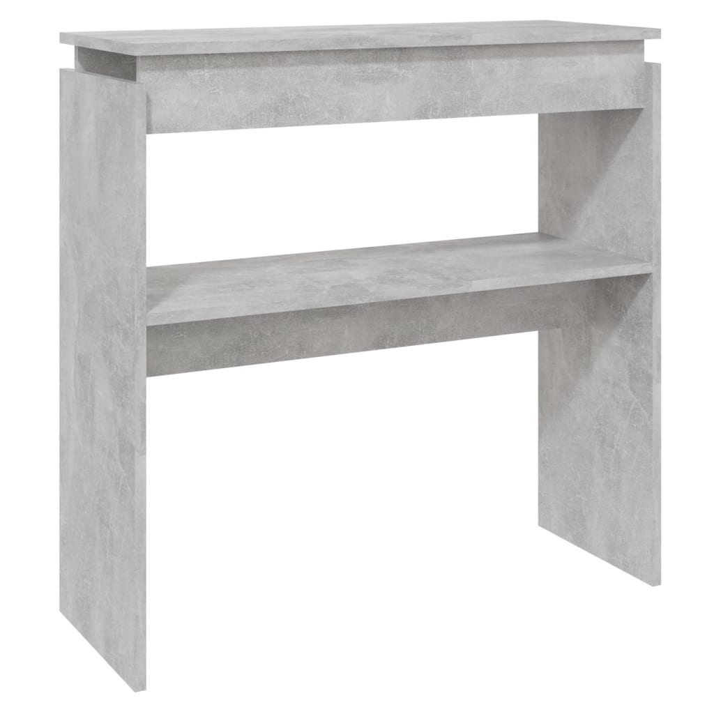 Konsolentisch Betongrau 80x30x80 cm Spanplatte