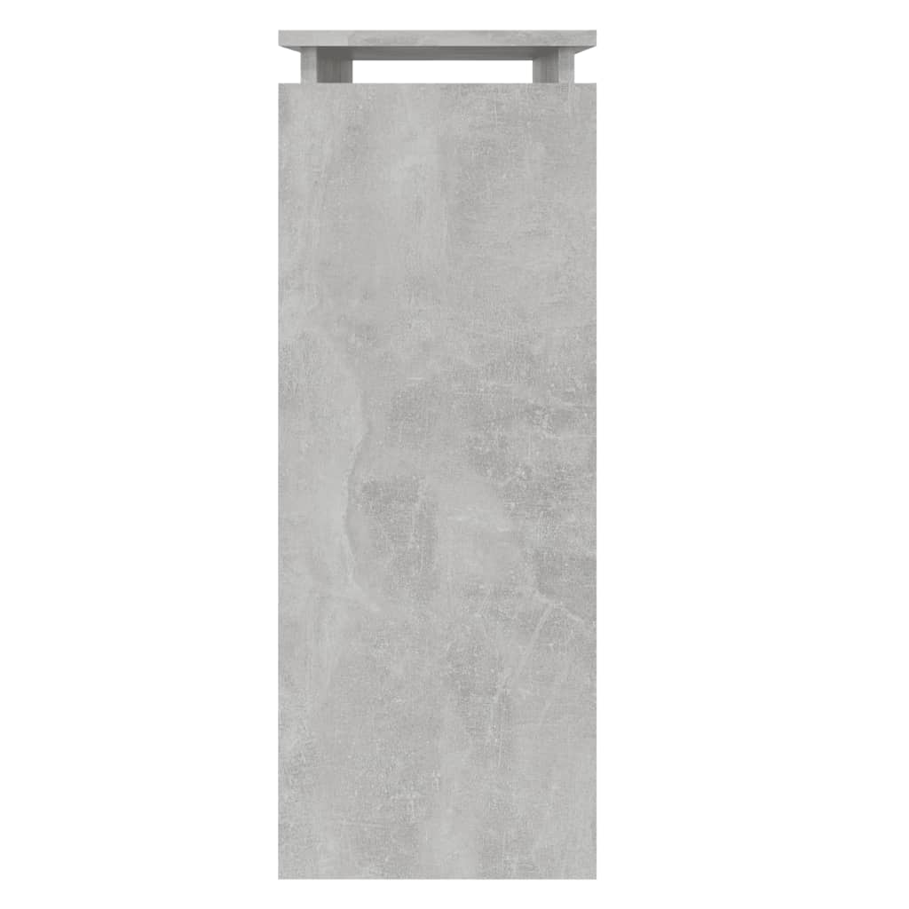 Konsolentisch Betongrau 80x30x80 cm Spanplatte