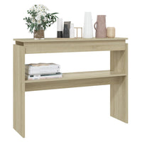 Thumbnail for Konsolentisch Sonoma-Eiche 102x30x80 cm Holzwerkstoff