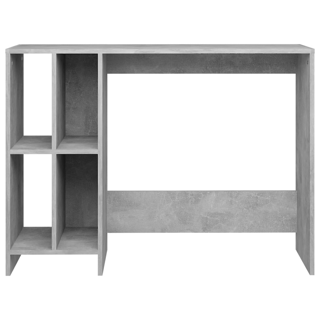 Computertisch Betongrau 102,5x35x75 cm Spanplatte