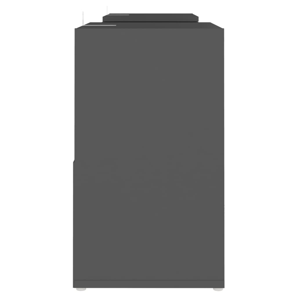 TV-Schrank Grau 104x30x52cm Holzwerkstoff