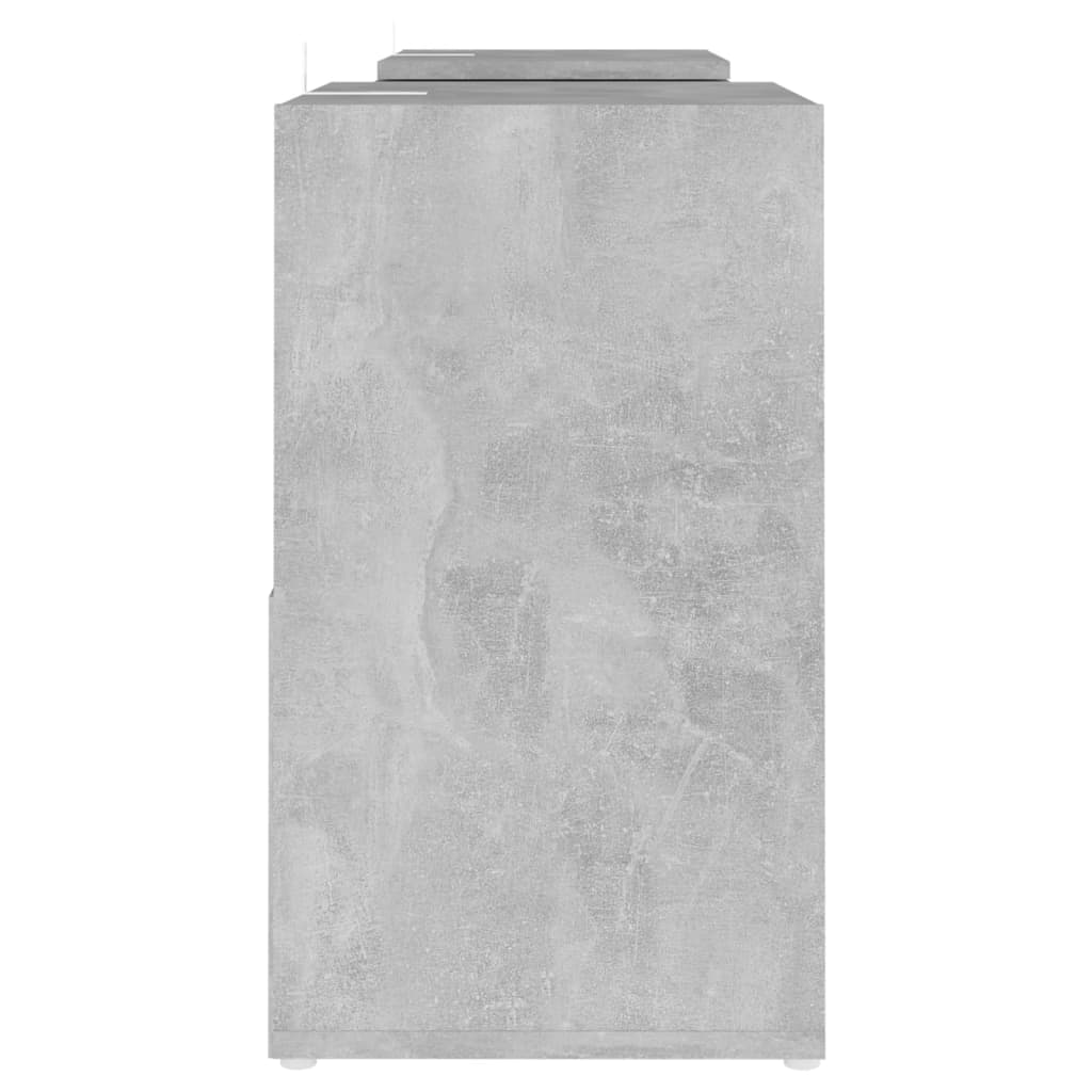 TV-Schrank Betongrau 104x30x52 cm Spanplatte