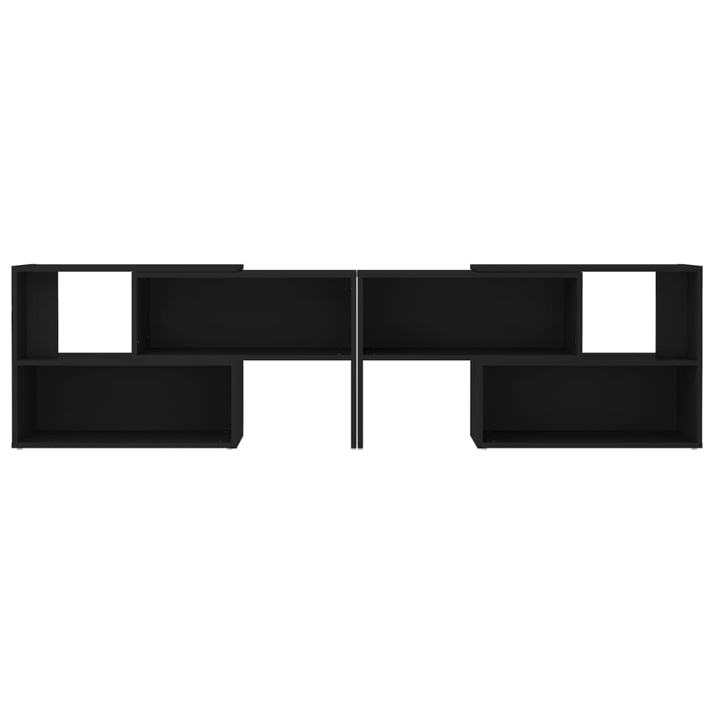 TV-Schrank Schwarz 149x30x52 cm Holzwerkstoff