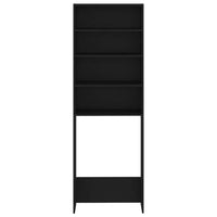 Thumbnail for Waschmaschinenschrank Schwarz 64x24x190 cm