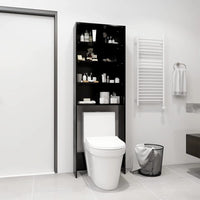 Thumbnail for Waschmaschinenschrank Schwarz 64x24x190 cm