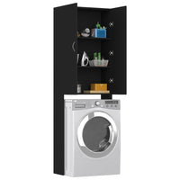 Thumbnail for Waschmaschinenschrank Schwarz 64x25,5x190 cm