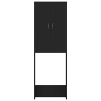 Thumbnail for Waschmaschinenschrank Schwarz 64x25,5x190 cm