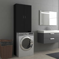 Thumbnail for Waschmaschinenschrank Schwarz 64x25,5x190 cm