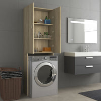 Thumbnail for Waschmaschinenschrank Sonoma-Eiche 64x25,5x190 cm
