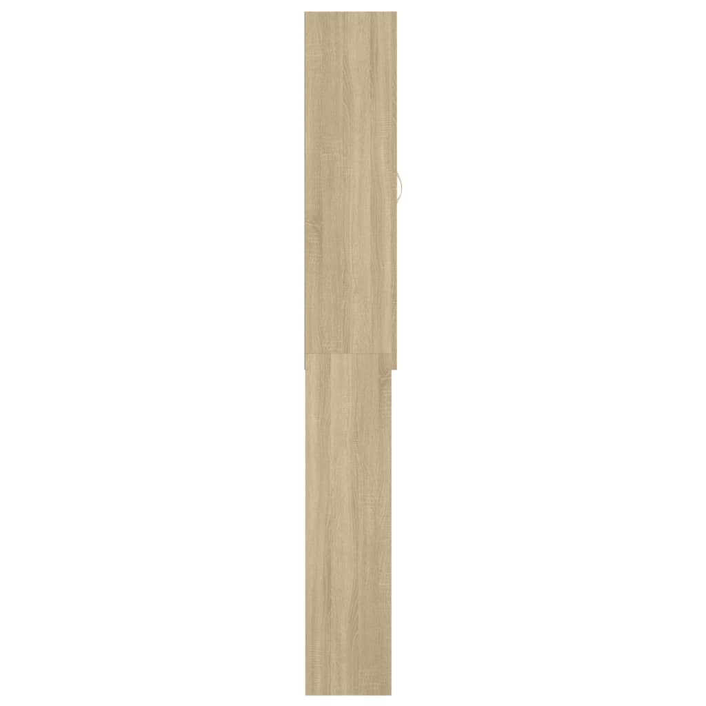 Waschmaschinenschrank Sonoma-Eiche 64x25,5x190 cm