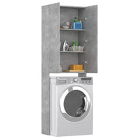Thumbnail for Waschmaschinenschrank Betongrau 64x25,5x190 cm