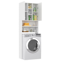 Thumbnail for Waschmaschinenschrank Weiß 64x25,5x190 cm