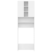 Thumbnail for Waschmaschinenschrank Weiß 64x25,5x190 cm