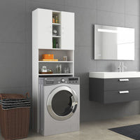 Thumbnail for Waschmaschinenschrank Weiß 64x25,5x190 cm