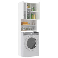Thumbnail for Waschmaschinenschrank Hochglanz-Weiß 64x25,5x190 cm