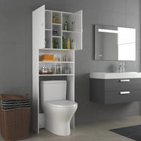 Thumbnail for Waschmaschinenschrank Hochglanz-Weiß 64x25,5x190 cm