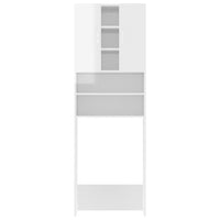 Thumbnail for Waschmaschinenschrank Hochglanz-Weiß 64x25,5x190 cm