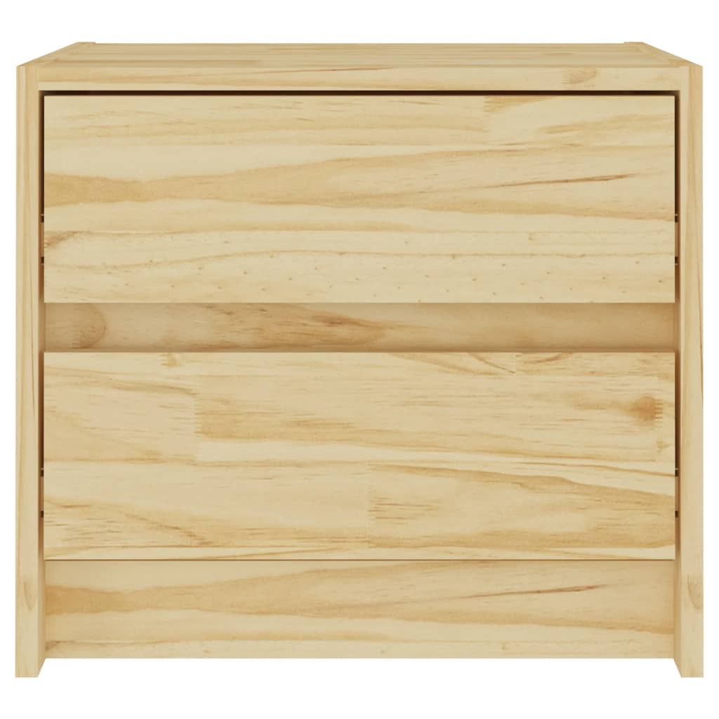 Nachttische 2 Stk. 40x30,5x35,5 cm Massivholz Kiefer