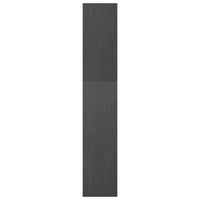 Thumbnail for Bücherregal/Raumteiler Grau 40x30x167,5 cm Massivholz Kiefer