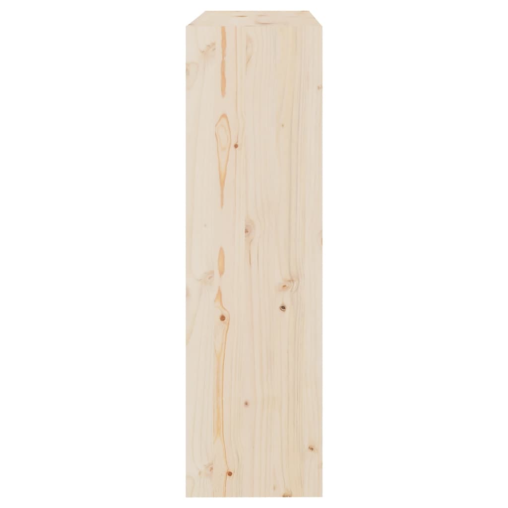 Bücherregal Raumteiler 80x30x103,5 cm Massivholz Kiefer