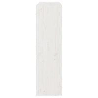 Thumbnail for Bücherregal Raumteiler Weiß 80x30x103,5 cm Massivholz Kiefer