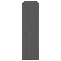 Thumbnail for Bücherregal Raumteiler Grau 80x30x103,5 cm Massivholz Kiefer